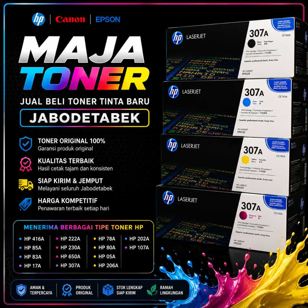 Jual beli toner tinta baru